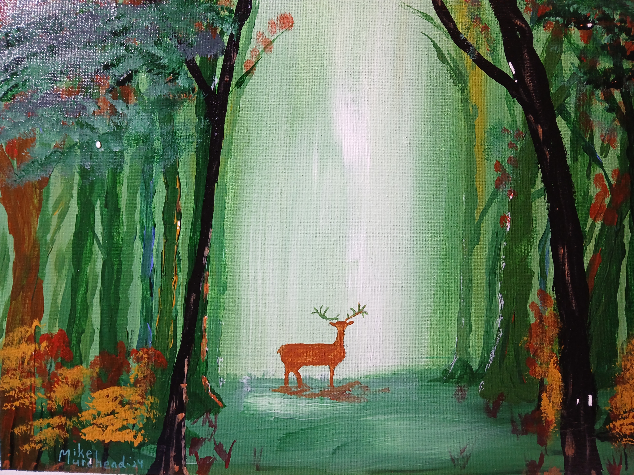 Misty Buck by Mike R Murehead
