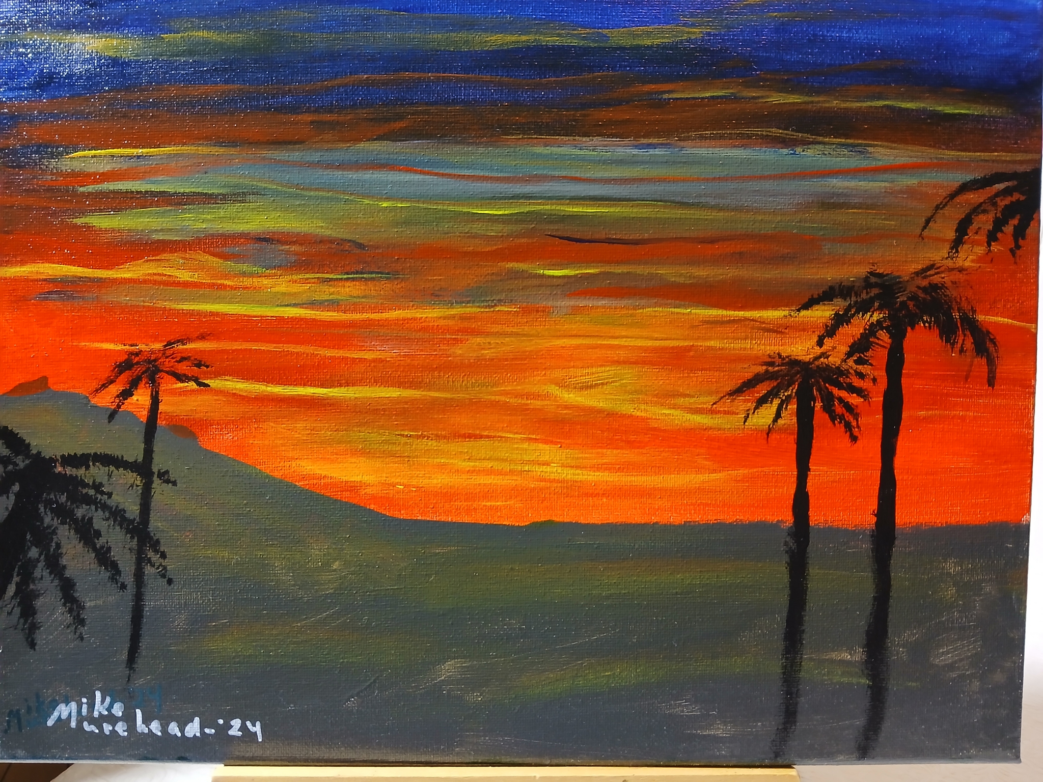 Canyon View Sunset by Mike R Murehead