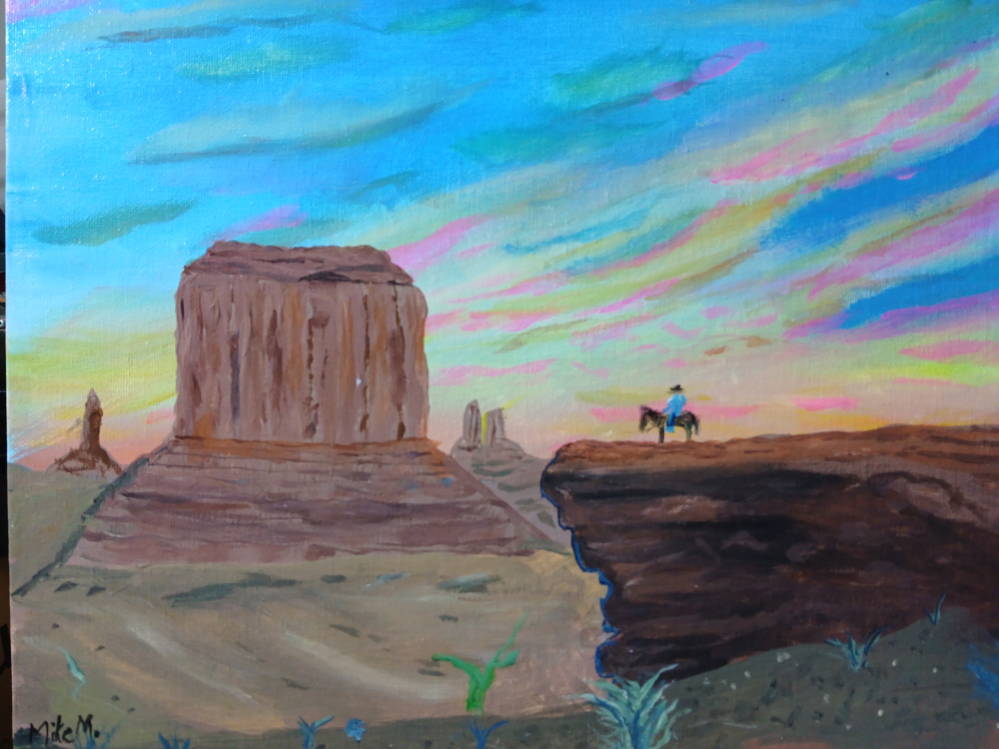Monument Valley Vista by Mike R Murehead