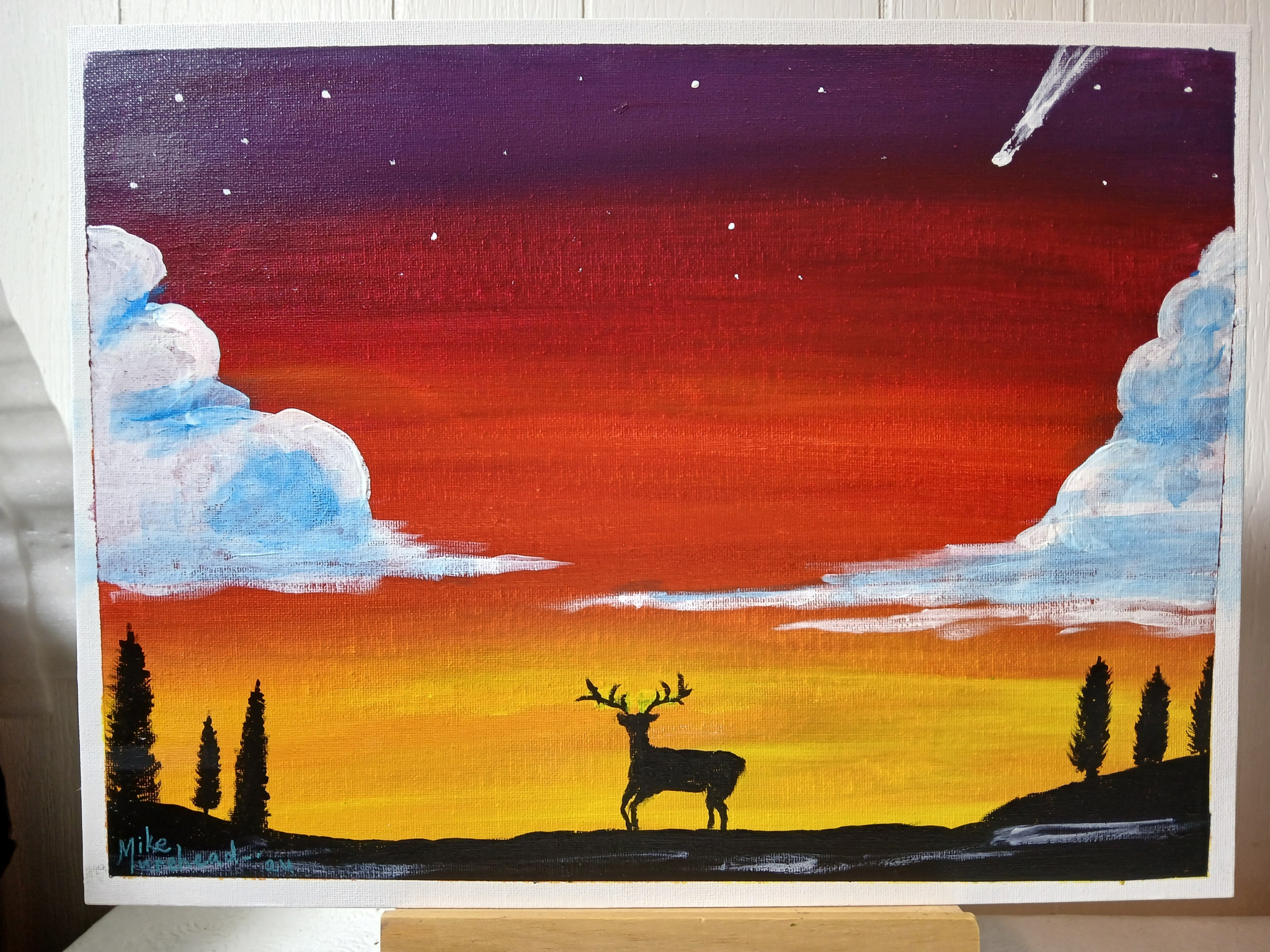 First Buck by Mike R Murehead